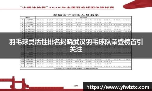 羽毛球灵活性排名揭晓武汉羽毛球队荣登榜首引关注