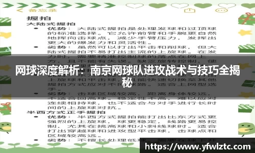 网球深度解析：南京网球队进攻战术与技巧全揭秘