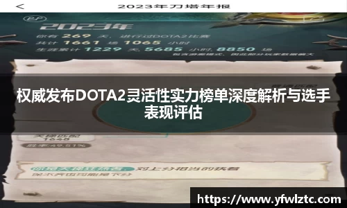 权威发布DOTA2灵活性实力榜单深度解析与选手表现评估